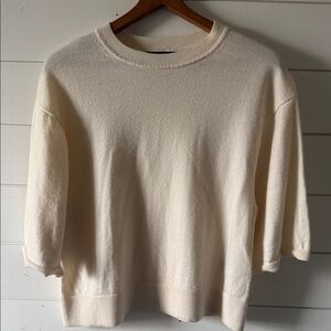 Banana Republic Cream Merino Wool Knit